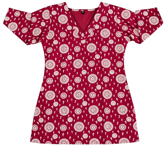 Cotton printed tops